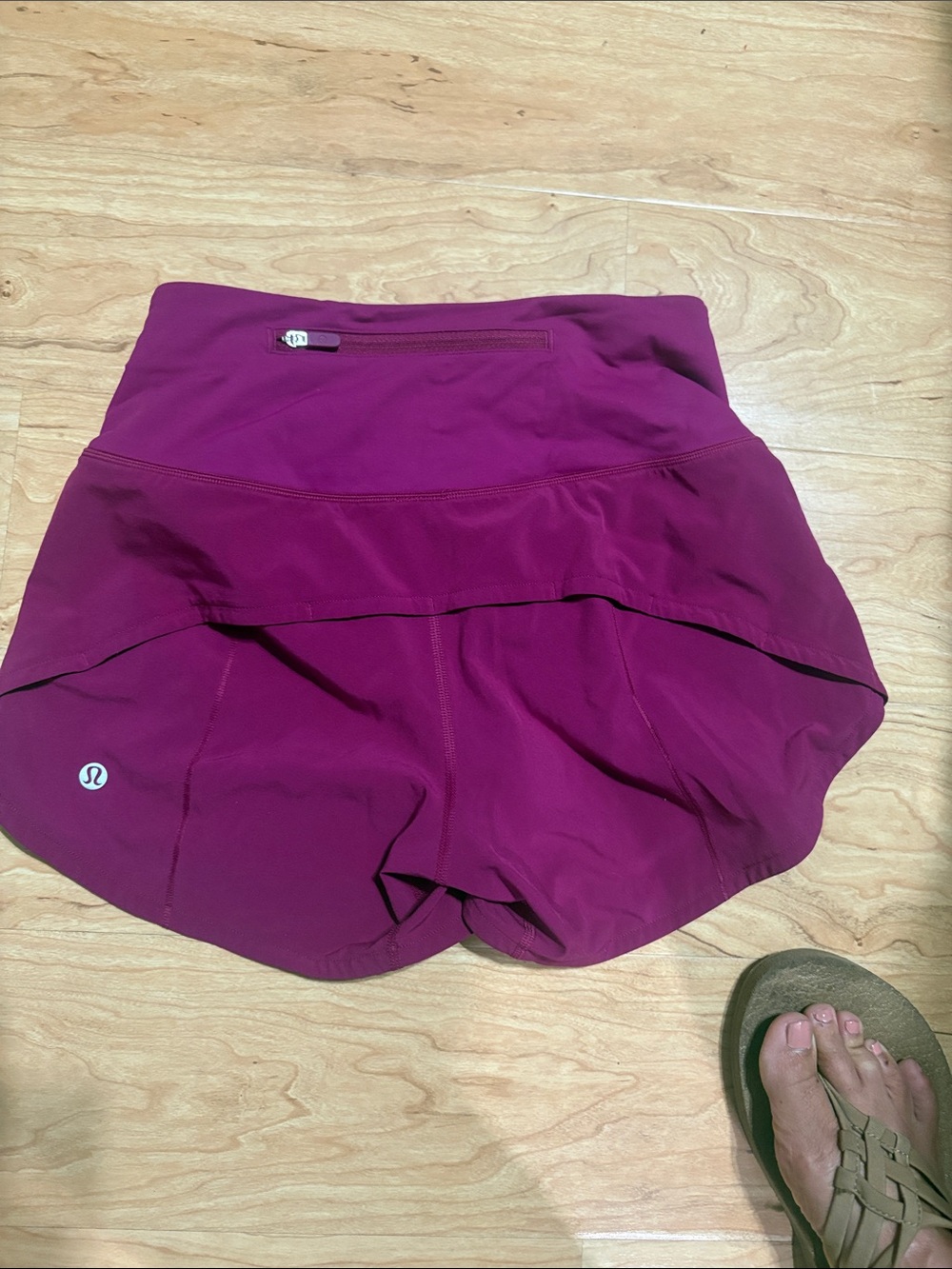 lululemon athletica Berry-Magenta Athletic Shorts
